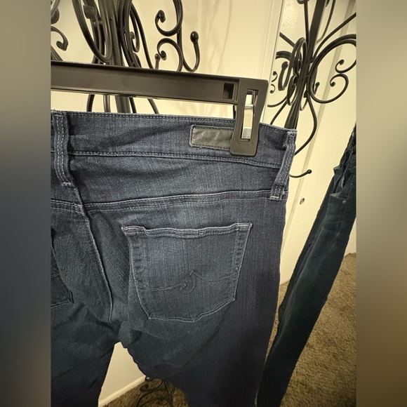 Adriano Goldschmied Dark Blue Denim Jeans The Farrah skinny. #007 - Picture 5 of 8